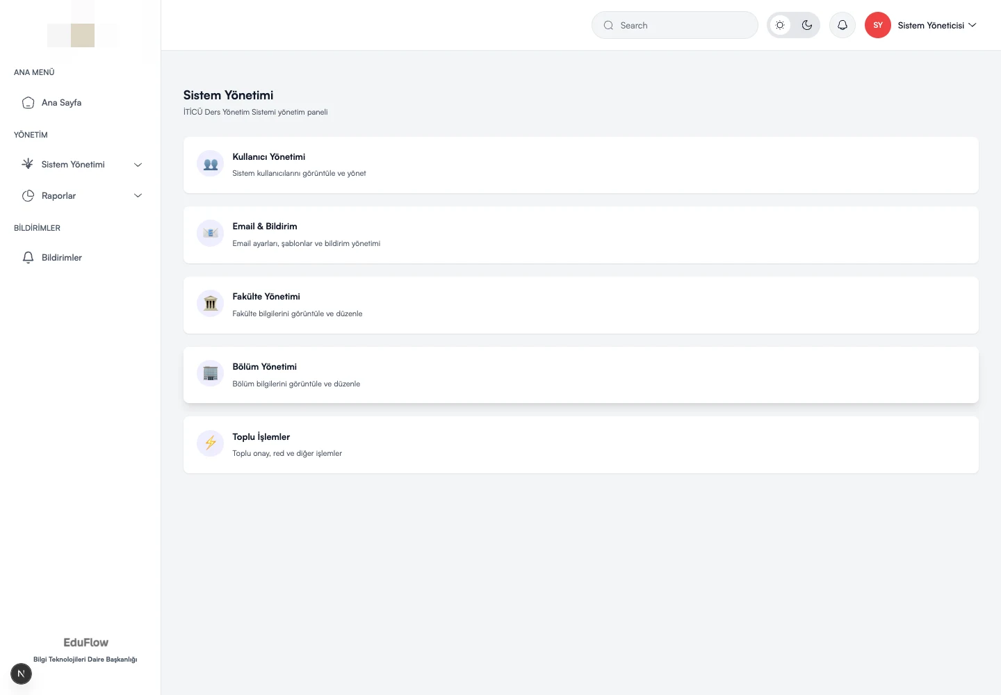 System administration — roles, scopes and the shared authorization layer's configuration.